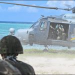 RFA Argus crew runs through hurricane response on Colliers Beach