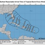 Update: Tropical disturbance moves into Caribbean