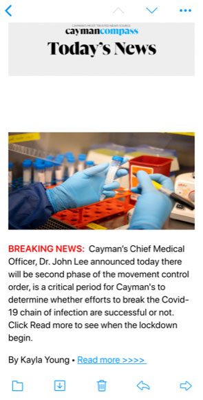 Fake Compass email circulating - Cayman Compass