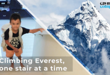 Climbing Everest, one stair at a time