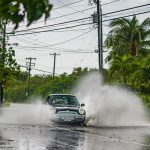 Tropical wave brings thunderstorms, waterspouts and flooding