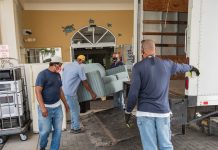 Hotel donates furniture to families in need