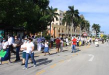 Protestors march against Domestic Partnership Bill