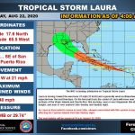 Tropical Storm Marco moves past Cayman, Laura to cross Cuba Sunday