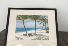 Cayman Watercolours Calendar artwork up for auction