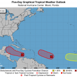 Third weather system forms in Atlantic
