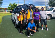 Optimist Club cleans Airport Park