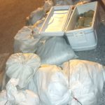 Nearly 1,000 pounds of ganja seized, 2 men arrested