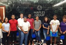 Maples mentors Junior Achievement students
