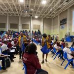 Students get COVID care packs from Lions Club