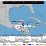 Tropical Storm Nana nears Cayman with heavy rain