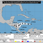 Tropical Depression 29 forms in central Caribbean Sea