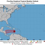 Tropical wave to bring rainfall and wind