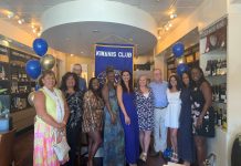 Kiwanis install new board and officers