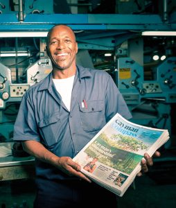 Donovan Nelson, Head of Printing.