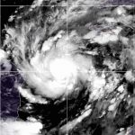 Eta upgraded to hurricane, continues to strengthen