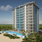 Dozens ‘strenuously’ object to 10-storey Aqua Bay plan An architect's impression of the planned Aqua Bay development. Credit: Butler Development