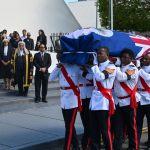 Lying in state of John Jefferson Sr.