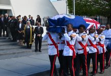 Lying in state of John Jefferson Sr.
