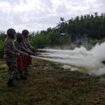 Regiment gets firefighting training