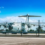 RAF plane brings regiment training team