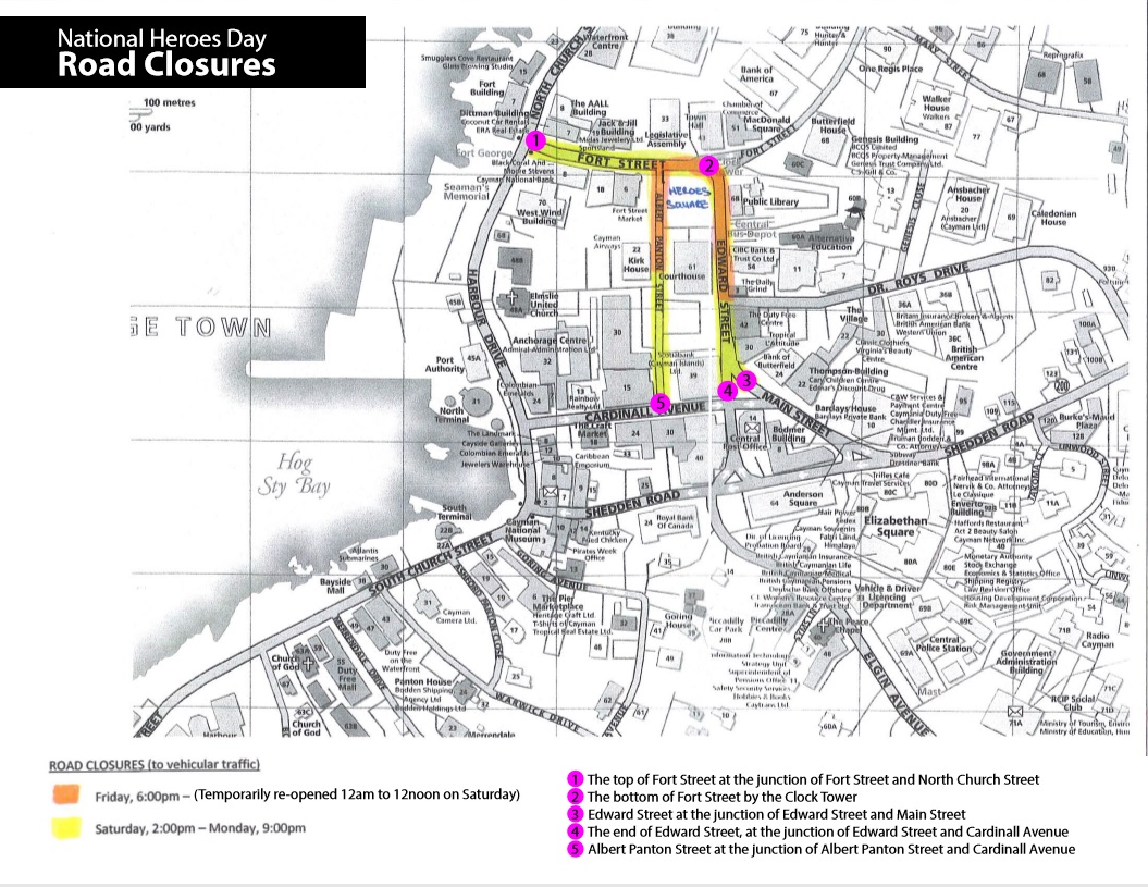 Road closures this weekend Cayman Compass