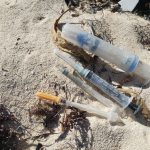 Beachgoers find syringes at Barkers Beach