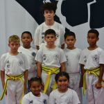Taekwondo students rank up