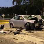 Driver injured in early morning car smash