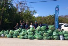 East End beach clean nets 1,120 pounds of rubbish Spotter Bay Clean Up March 28 2021 2- PFC
