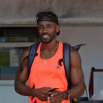 Hyman runs his first 100m of the season