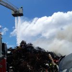 Scrap-metal landfill fire extinguished