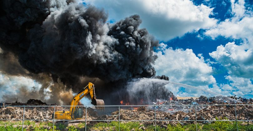 George Town landfill fire