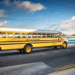Six children taken to hospital after truck collides with school bus