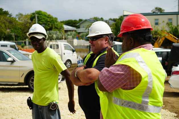 Dick Wilhem (centre) - Site Manager