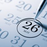 26 May removed as holiday