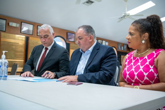 Sammy Jackson (c) warned property owners might sue for compensation if a new rule banned development which caused flooding