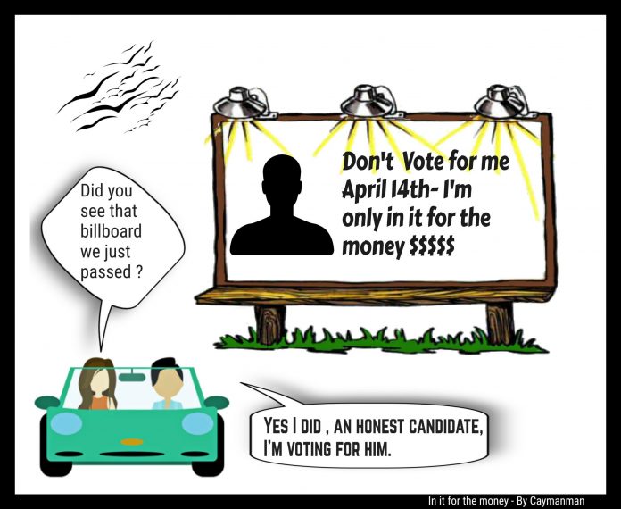 Cayman election cartoon