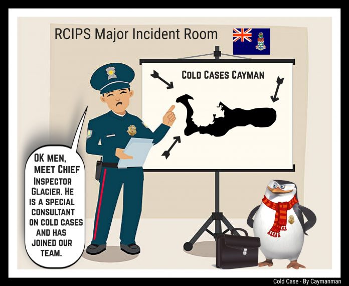 Cold case cartoon