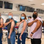 Hundreds flock to fresh vaccination drive