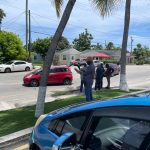 Man held with gun in midday incident