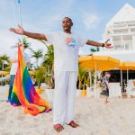 Gay Pride: A rainbow on West Bay Road