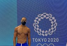 Brett Fraser takes second in Olympic 50m free heat