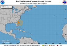 Disturbance off US coastline under watch