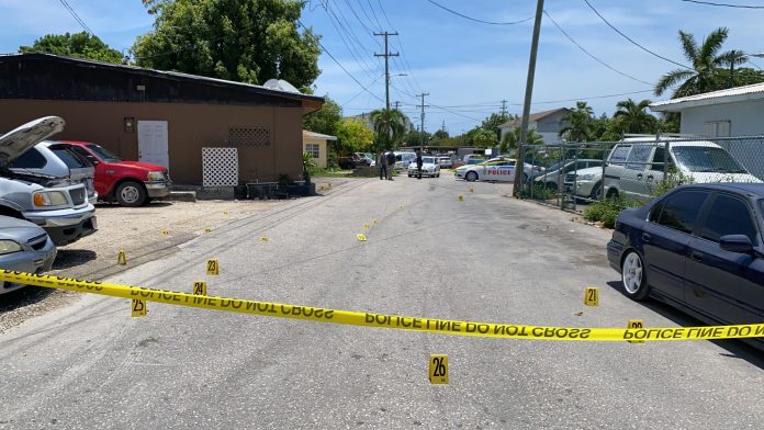 The scene of the 1 July 2021 murders on Martin Drive, George Town. - Photo: Taneos Ramsay