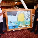 Three Miss Lassie paintings come home