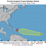 Tropical Storm Fred forms just south of Puerto Rico