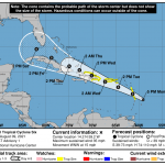 Disturbance to become tropical storm