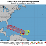 Tropical depression expected to form later today