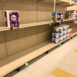 Panic buying clears shelves after COVID announcement